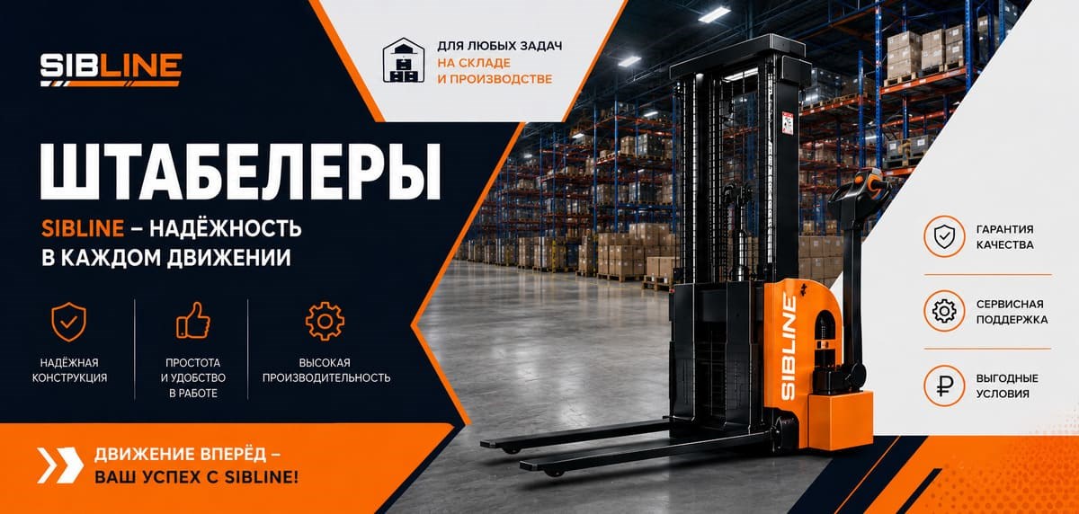 Продаем штабелеры торговой марки SIBLINE с доставкой по всей России