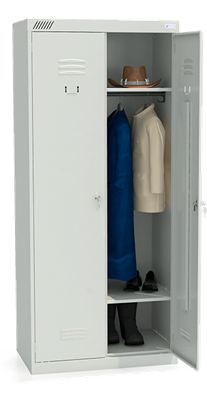Шкаф для одежды металлический ТМ 12-80 - фото 48834