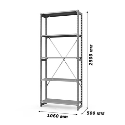 Стеллажи металлические гтс
