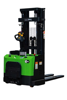 Штабелер самоходный 2,0 т 4,5 м TOR ES20T4 Li-ion 24/200 В/Ач ЭУР, Curtis, H-мачта (с платформой) - фото 57955