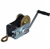 Лебедка ручная TOR ЛН-2500W (LHW) г/п 1,0 т длина ленты 12 м - фото 58574