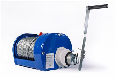 Лебедка ручная TOR ЛТ-3 (JHW) г/п 3,0 т, длина троса 40 м - фото 61528