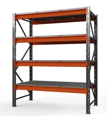 Стеллаж металлический Оптима, 2500x2500x785 мм. Ярусы: 4 шт. металл. - фото 63351