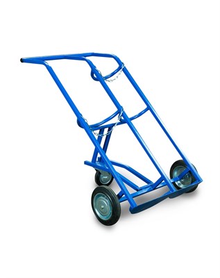 Тележка для баллонов пропан + кислород TOR ТГК-П, 2 баллона (250 резина + 160 поворотное) - копия - фото 63520