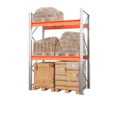 Стеллаж металлический паллетный 3500х2700х1100 мм (70.1.5). Ярусы: пол+2 - фото 63609