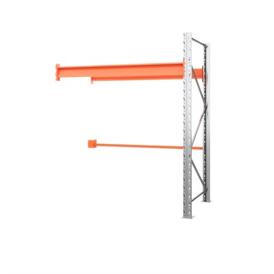 Секция приставная стеллажа металлического паллетного 2000х1800х1100 мм (100.1.5). Ярусы: пол+1 - фото 64300