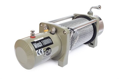 Лебедка автомобильная электрическая 4536кг  28м 12В TOR S10000 BASE - фото 64522