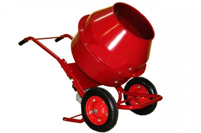 Бетоносмеситель 130 л TOR Б130Р-Максим с моторредуктором 220В (чугунный венец) - фото 64549