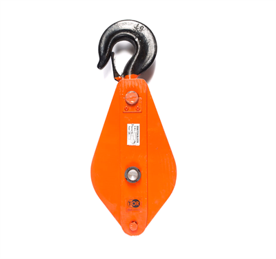 Блок монтажный двухрольный с крюком TOR 2 т (T)# - фото 64593