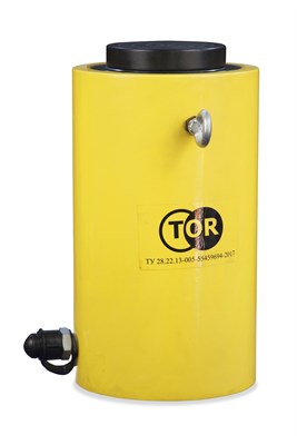 Домкрат гидравлический телескопический TOR ДТ15Г510 15 т (3 уровня)