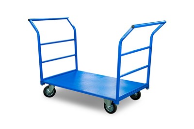 Тележка платформенная TOR ТП-Д (700х1200) с двумя ручками (колеса 160) - фото 65082