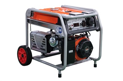 Генератор бензиновый 5,0 кВт 220В с АВР, электростартером и колесами TOR KM6500HA - фото 65151