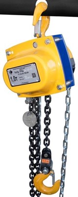 Таль ручная шестеренная цепная стационарная ТРШСп 1,0 т 3 м УХЛ1 -60/+40 - фото 65489