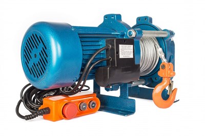 Лебедка электрическая  750/1500 кг  70/35 м с канатом 380 В TOR KCD - фото 65680