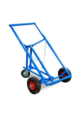 Тележка для металлических бочек TOR КБ-2 (250 пневмо+160 поворотное) - фото 65762