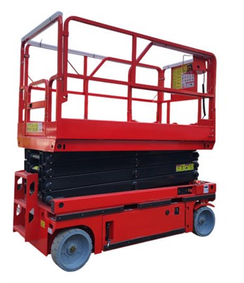 Подъемник ножничный самоходный с выдвижной платформой 320 кг 10/12 м TOR AMSL1012 DC аккумуляторный - фото 65790