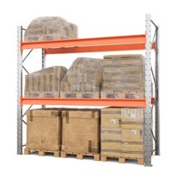 Стеллаж металлический паллетный 2500х2700х1100 мм (70.1.5). Ярусы: пол+2