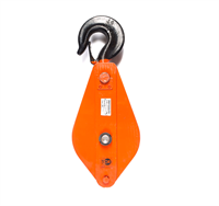 Блок монтажный однорольный с  крюком TOR 32 т с откидной щекой