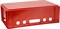 Ящик п/э 600х400х200 дно гладкое, слошной, Е2 цв. красный (207 гд) - фото 42691