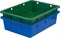 Ящик п/э сырково-творожный 532х400х141 синий без крышки (306) - фото 42869 Ящик п/э сырково-творожный 532х400х141 синий без крышки (306) - фото 42869