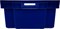 Ящик п/э 600х400х200 1,6кг. сплошной цв. синий (206) - фото 43084