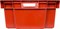 Ящик п/э 600х400х200 1,6кг. сплошной цв. красный (206) - фото 43090