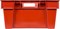 Ящик п/э 600х400х200 1,6кг. сплошной цв. красный (206) - фото 43091