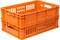 Ящик п/э 600х400х150 мороз. с перфорацией цв. оранжевый (418 м) - фото 43378 Ящик п/э 600х400х150 мороз. с перфорацией цв. оранжевый (418 м) - фото 43378