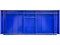 Ящик п/э мясной 600х400х250 сплошной синий с закрытыми ручками (204.02) - фото 43430