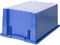 Ящик п/э 600х400х270 дно гладкое, цв. синий (600-6427 гд) - фото 43792