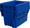 Ящик п/э 600х400х400 мороз. дно сплошное, стенки перфорированные, с крышкой цв. синий (606-1 м) - фото 43837 Ящик п/э 600х400х400 мороз. дно сплошное, стенки перфорированные, с крышкой цв. синий (606-1 м) - фото 43837