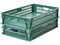 Ящик п/э 740х465х145 дно сплошное стенки перфорированные цв. зелёный (404-Т-1) - фото 43885