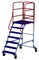 Передвижная мобильная лестница с одним лестничным маршем ЛР 6.1 (6 ступеней 1 марш) 160-ср - фото 45040